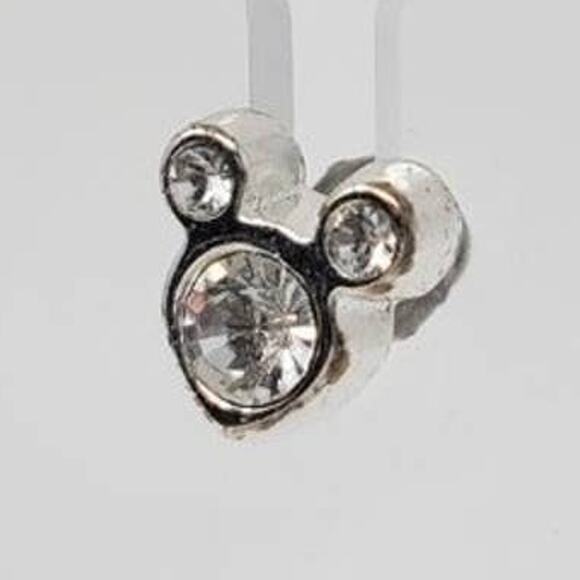 Disney Mickey Mouse April Birthstone Stud Earrings - Picture 3 of 6